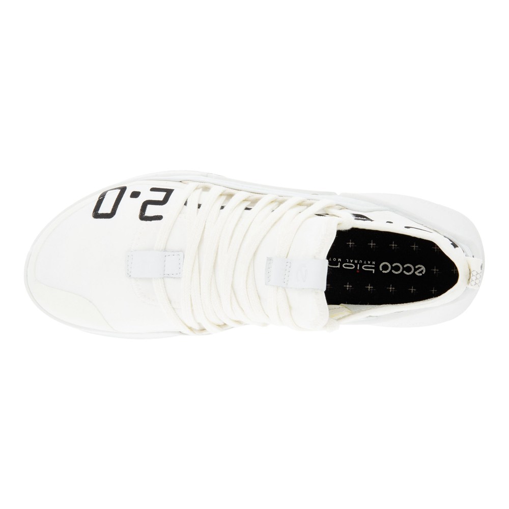 ECCO Womens Sneakers White - Biom 2.0 Low Tex - SAZ-092563